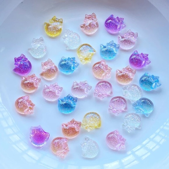 Mini Shiny Hello Kitty DIY Accessories - Picture 1 of 7